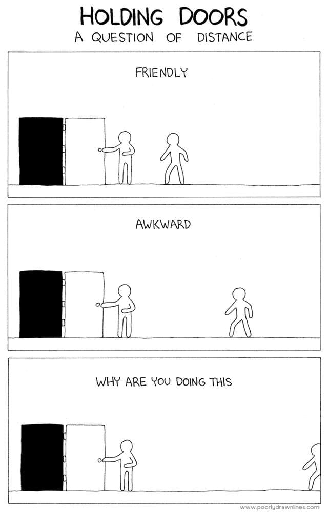holding-doors